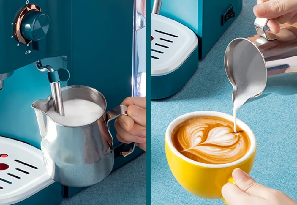 espresso machine with manual steam wand